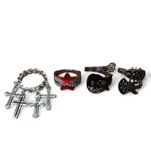 Hot Topic Punk Rock Rings